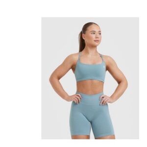 Oner Active Everyday Cross Over Bralette - Steel Blue